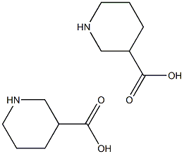 DL-piperidine-3-carboxylic acid DL-piperidine-3-carboxylic acid Struktur