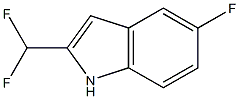 2-(DifluoroMethyl)-5-fluoro-1H-indole Struktur