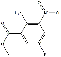 2-AMino-5-fluoro-3-nitro-benzoic acid Methyl ester Struktur