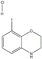 8-iodo-3,4-dihydro-2H-benzo[b][1,4]oxazine hydrochloride Struktur