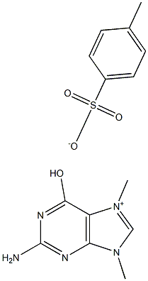 2-AMino-6-hydroxy-7,9-diMethyl-puriniuM p-Toluenesulfonate Struktur