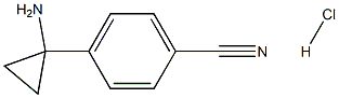 4-(1-aMinocyclopropyl)benzonitrile (Hydrochloride) Struktur