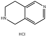 1,2,3,4-Tetrahydro-2,6-naphthyridine hydrochloride Struktur