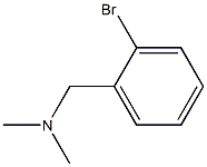 BenzeneMethanaMine, 2-broMo-N,N-diMethyl- Struktur