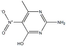 2-AMino-6-Methyl-5-nitro-4-pyriMidinol Struktur