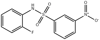 N-(2-Fluorophenyl)-3-nitrobenzenesulfonaMide, 97% Struktur