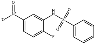 N-(2-Fluoro-5-nitrophenyl)benzenesulfonaMide, 97% Struktur