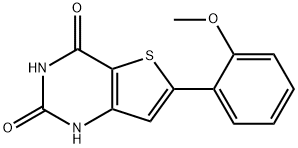 6-(2-Methoxyphenyl)thieno[3,2-d]pyriMidine-2,4(1H,3H)-dione Struktur