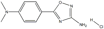 5-(4-DiMethylaMino-phenyl)-[1,2,4]oxadiazol-3-ylaMine hydrochloride Struktur