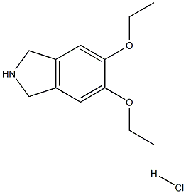 5,6-Diethoxy-2,3-dihydro-1H-isoindole hydrochloride Struktur