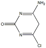 4-aMino-6-chloropyriMidin-2(5H)-one Struktur