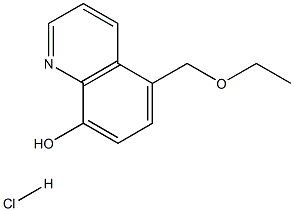 5-(EthoxyMethyl)-8-hydroxyquinoline Hydrochloride Struktur