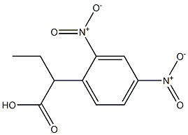 2-(2,4-Dinitrophenyl)butanoic Acid Structure