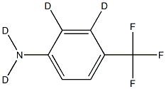 4-(TrifluoroMethyl)aniline--d4 Struktur