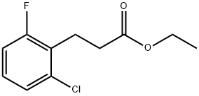 ethyl 3-(2-chloro-6- fluorophenyl)propanoate Struktur