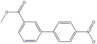 Methyl 3-(4-nitrophenyl)benzoate Struktur