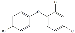 4-Hydroxy-2',4'-Dichloro Diphenyl Ether Struktur