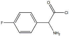 2-aMino-2-(4-fluorophenyl)acetyl chloride Struktur