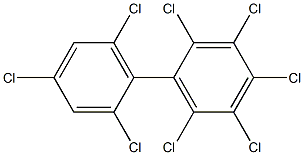 2.2'.3.4.4'.5.6.6'-Octachlorobiphenyl Solution Struktur