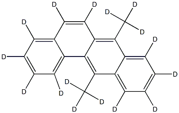 7.12-Dimethylbenz(a)anthracene (d16) Solution Struktur