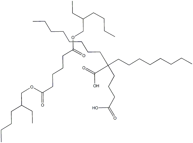 Bis(2-ethylhexyl) adipate  (Dioctyl adipate) Struktur