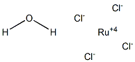 Ruthenium chloride hydrate, 99.98% Struktur