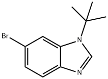 6-broMo-1-tert-butyl-1H-benzo[d]iMidazole Struktur