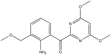 (2-aMino-3-(MethoxyMethyl)phenyl)(4,6-diMethoxypyriMidin-2-yl)Methanone Struktur