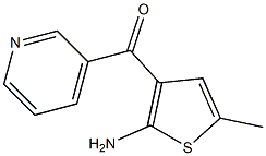 (2-aMino-5-Methylthiophen-3-yl)(pyridin-3-yl)Methanone Struktur