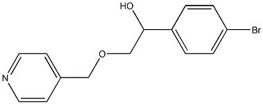 1-(4-broMophenyl)-2-(pyridin-4-ylMethoxy)ethanol Struktur