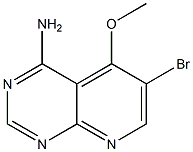 6-BroMo-5-Methoxy-pyrido[2,3-d]pyriMidin-4-ylaMine Struktur