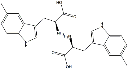 5-Methyl-L-tryptophan 5-Methyl-L-tryptophan Struktur