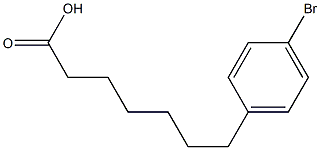 7-(4-broMo-phenyl)-heptanoic acid Struktur