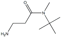 3-AMINO-N-TERT-BUTYL-N-METHYLPROPANAMIDE Struktur