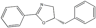 (S)-5-Benzyl-2-phenyl-4,5-dihydrooxazole Struktur