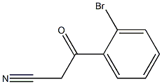 3-(2-BroMo-phenyl)-3-oxo-propionitrile Struktur