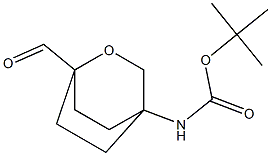 Tert-butyl 1-forMyl-2-oxabicyclo[2.2.2]octan-4-ylcarbaMate Struktur