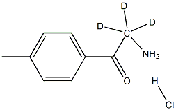 2-AMino-4'-Methyl-acetophenone-d3 Hydrochloride Struktur