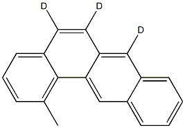 1-MonoMethylbenz[a]anthracene-d3 Struktur