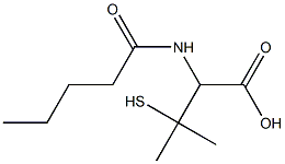 N-valeryl-D,L-penicillaMine Struktur