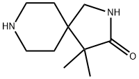 4,4-diMethyl-2,8-diazaspiro[4.5]decan-3-one Struktur