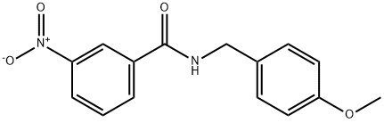 N-(4-Methoxybenzyl)-3-nitrobenzaMide, 97% Struktur