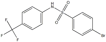 4-BroMo-N-[4-(trifluoroMethyl)phenyl]benzenesulfonaMide, 97% Struktur