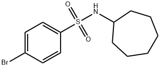 4-BroMo-N-cycloheptylbenzenesulfonaMide, 97% Struktur