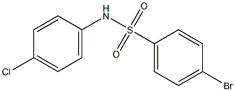 4-BroMo-N-(4-chlorophenyl)benzenesulfonaMide, 97% Struktur