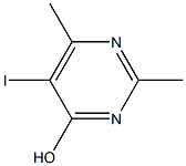 5-Iodo-2,6-diMethyl-pyriMidin-4-ol Struktur