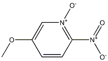 5-Methoxy-2-nitro-pyridine 1-oxide Struktur