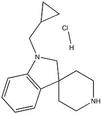 1'-CyclopropylMethylspiro[indoline-3,4'-piperidine] hydrochloride Struktur