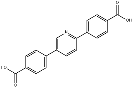 4,4'-(pyridine-2,5-diyl)dibenzoic acid Struktur