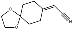 2-(1,4-dioxaspiro[4.5]decan-8-ylidene)acetonitrile Struktur